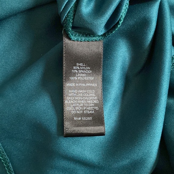 Express - Lace Peekaboo Waist Mini Dress - Teal Green - Small - Picture 7 of 7